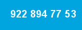 922 894 77 53 922 894 77 53